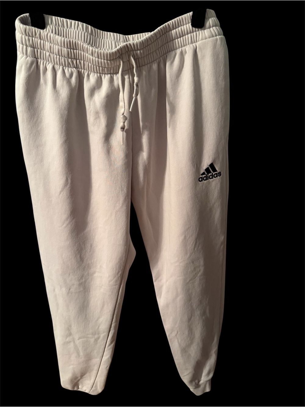 adidas Cream Off-White Men's Jogger Sweatpants
